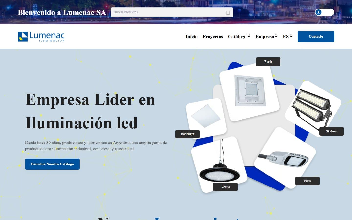 Lumenac: the live site